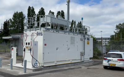 PostNord gastankstation for biogas
