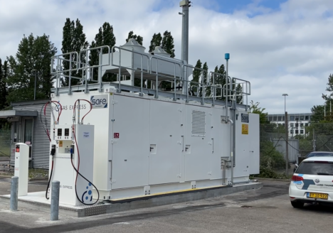 PostNord gastankstation for biogas